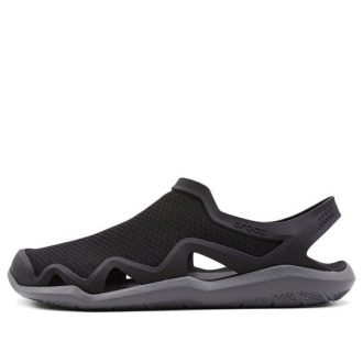 Crocs Swiftwater Wave Sandal Flats “Siyah Gri” 205701-0DD