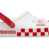 Crocs Toy Story Pizza Planet Kort Dışı Terlik “Beyaz Kırmızı” 209816-100