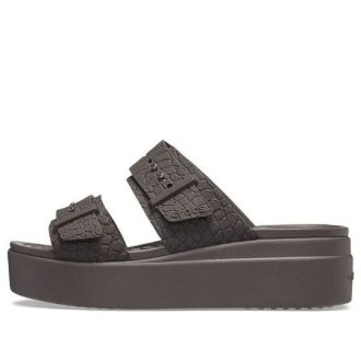 Crocs (WMNS) 2 Askılı Brooklyn “Kahverengi” 208667-206