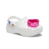 Crocs (WMNS) Baya Midsummer Platform Clugs “White Pink” 210091-1LI