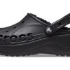 Crocs (WMNS) Baya Platform Astarlı Clog Sandaletler “Siyah” 208708-001