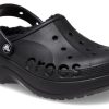 Crocs (WMNS) Baya Platform Astarlı Clog Sandaletler “Siyah” 208708-001