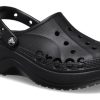Crocs (WMNS) Baya Platform Clugs “Black” 208186-001