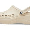 Crocs (WMNS) Baya Platform Çizgili Tığ Ayakkabısı “Bej” 208708-11S