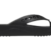 Crocs (WMNS) Baya Platform Kesim Detaylı Parmak Arası Terlik “Siyah” 208395-001