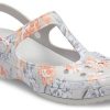 Crocs (WMNS) Beyaz Çiçekli Sandaletler 206525-96M