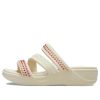 Crocs (WMNS) Boca Gems Srappy Wedge Sandaletler “Beyaz Kırmızı” 209293