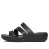 Crocs (WMNS) Boca Strappy Wedge Sandaletler “Siyah” 207434-001