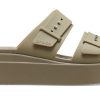 Crocs (WMNS) Brooklyn Alçak Kamalı Sandal “Bej” 207431-260