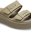 Crocs (WMNS) Brooklyn Alçak Kamalı Sandal “Bej” 207431-260