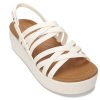 Crocs (WMNS) Brooklyn Askılı Beyaz Sandaletler 206751-159