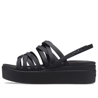 Crocs (WMNS) Brooklyn Askılı Siyah Sandaletler 206751-001