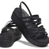 Crocs (WMNS) Brooklyn Askılı Siyah Sandaletler 206751-001