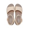 Crocs (WMNS) Brooklyn Bilek Kayışlı Kamalı Sandaletler “Krem Beyaz Kahverengi” 209406-2DS