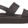 Crocs (WMNS) Brooklyn Croco Low Espresso Sandal “Kahverengi” 208585-206