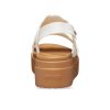 Crocs (WMNS) Brooklyn Dokuma Kamalı Sandaletler “Beyaz Kahverengi” 209977-0WV