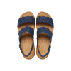 Crocs (WMNS) Brooklyn Dokuma Kamalı Sandaletler “Mavi Kahverengi” 209977-410
