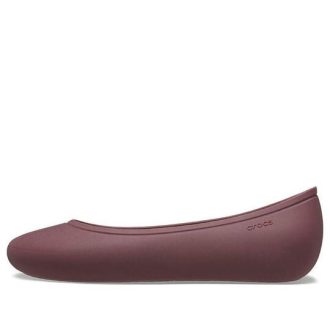 Crocs (WMNS) Brooklyn Flats “Koyu Kiraz” 209384-6WD