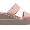 Crocs (WMNS) Brooklyn Hafif Soluk Pembe Sandaletler 206219-6RL