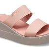 Crocs (WMNS) Brooklyn Hafif Soluk Pembe Sandaletler 206219-6RL
