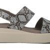 Crocs (WMNS) Brooklyn Kalın Tabanlı Günlük Sandaletler Gri 206453-93T