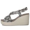 Crocs (WMNS) Brooklyn Kalın Tabanlı Gri Sandaletler “Gri” 206222-93T