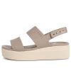 Crocs (WMNS) Brooklyn Kalın Tabanlı Sandaletler Gri 206453-15W