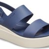 Crocs (WMNS) Brooklyn Kalın Tabanlı Sandaletler Mavi Gri “Mavi Gri” 206453-46K