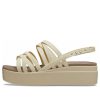 Crocs (WMNS) Brooklyn Strappy Alçak Kamalı “Kemik” 206751-2Y2