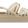 Crocs (WMNS) Brooklyn Strappy Alçak Kamalı “Kemik” 206751-2Y2