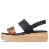 Crocs (WMNS) Brooklyn Tort Alçak Kama “Siyah Kahverengi” 207864-0C4