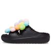 Crocs (WMNS) Classic Cozy Daisy Clogs “Siyah Çok Renkli” 209240-001