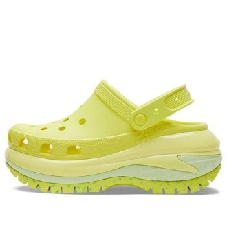 Crocs (WMNS) Classic Crush Clugs “Fluorescent Green” 207988-76M