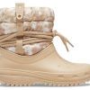 Crocs (WMNS) Classic Neo Puff Luxe Botlar “Bej Beyaz” 207312-2E9