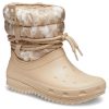 Crocs (WMNS) Classic Neo Puff Luxe Botlar “Bej Beyaz” 207312-2E9