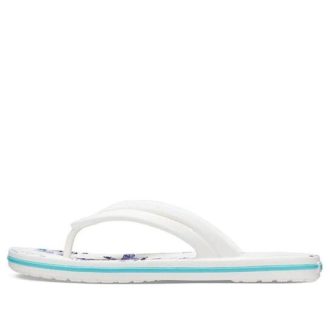 Crocs (WMNS) Crocband Flowers Parmak Arası Terlik Beyaz 206101-1C8