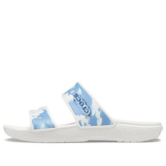 Crocs (WMNS) CrocsDiğer Spor Terlikleri “Beyaz Mavi” 207248-100