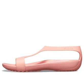 Crocs (WMNS) Düz Pembe Sandaletler 205469-6JC