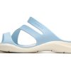 Crocs (WMNS) Düz Topuklu Spor Terlik Mavi 203998-4JQ