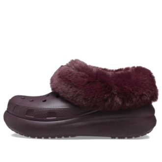 Crocs (WMNS) Furever Crush Ayakkabılar “Koyu Kiraz” 208446-6WD