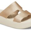 Crocs (WMNS) Getaway Platform H-Kayışlı Sandaletler “Beyaz Kahverengi” 209667-160
