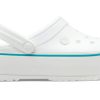 Crocs (WMNS) Hafif Rahat Açık Hava Plaj Beyaz Mavi Sandaletler “Beyaz Mavi” 205434-1E0