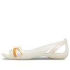 Crocs (WMNS) II Düz Beyaz Turuncu Sandaletler 204912-12U