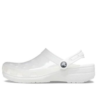 Crocs (WMNS) Jelly Crocs Şeffaf Unisex Beyaz Sandaletler 206908-100