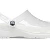 Crocs (WMNS) Jelly Crocs Şeffaf Unisex Beyaz Sandaletler 206908-100