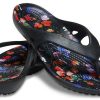 Crocs (WMNS) Kadee 2 Baskılı Flip Minimalist Günlük Parmak Arası Terlik Siyah 206866-001