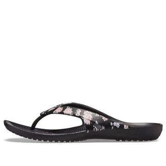 Crocs (WMNS) Kadee 2 Baskılı Parmak Arası Terlik “Çiçekli Siyah” 205998-97J