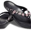 Crocs (WMNS) Kadee 2 Baskılı Parmak Arası Terlik “Çiçekli Siyah” 205998-97J