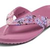 Crocs (WMNS) Kadee Baskılı Parmak Arası Terlik Pembe 206190-9A5
