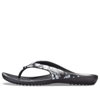 Crocs (WMNS) Kadee II Mevsimlik Parmak Arası Terlik “Tropikal Çiçekli Siyah” 205635-98F